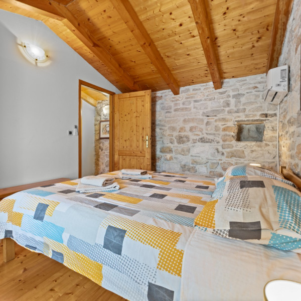 Bedrooms, Villa Barbara, Villa Barbara – A complex of 3 houses with a shared courtyard and pool, Orihi – Istria, Croatia Orihi